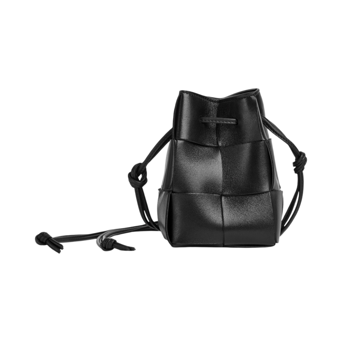 보테가 베네타 미니 레더 카세트 버킷백 블랙(Bottega Veneta Mini Leather Cassette Bucket Bag Black)