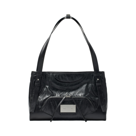 ハンドバッグ Matin Kim LOGO STITCH PADDING SQUARE BAG BUK632 MUSINSA | MATIN KIM LOGO STITCH PADDING SQUARE BAG IN BLACK