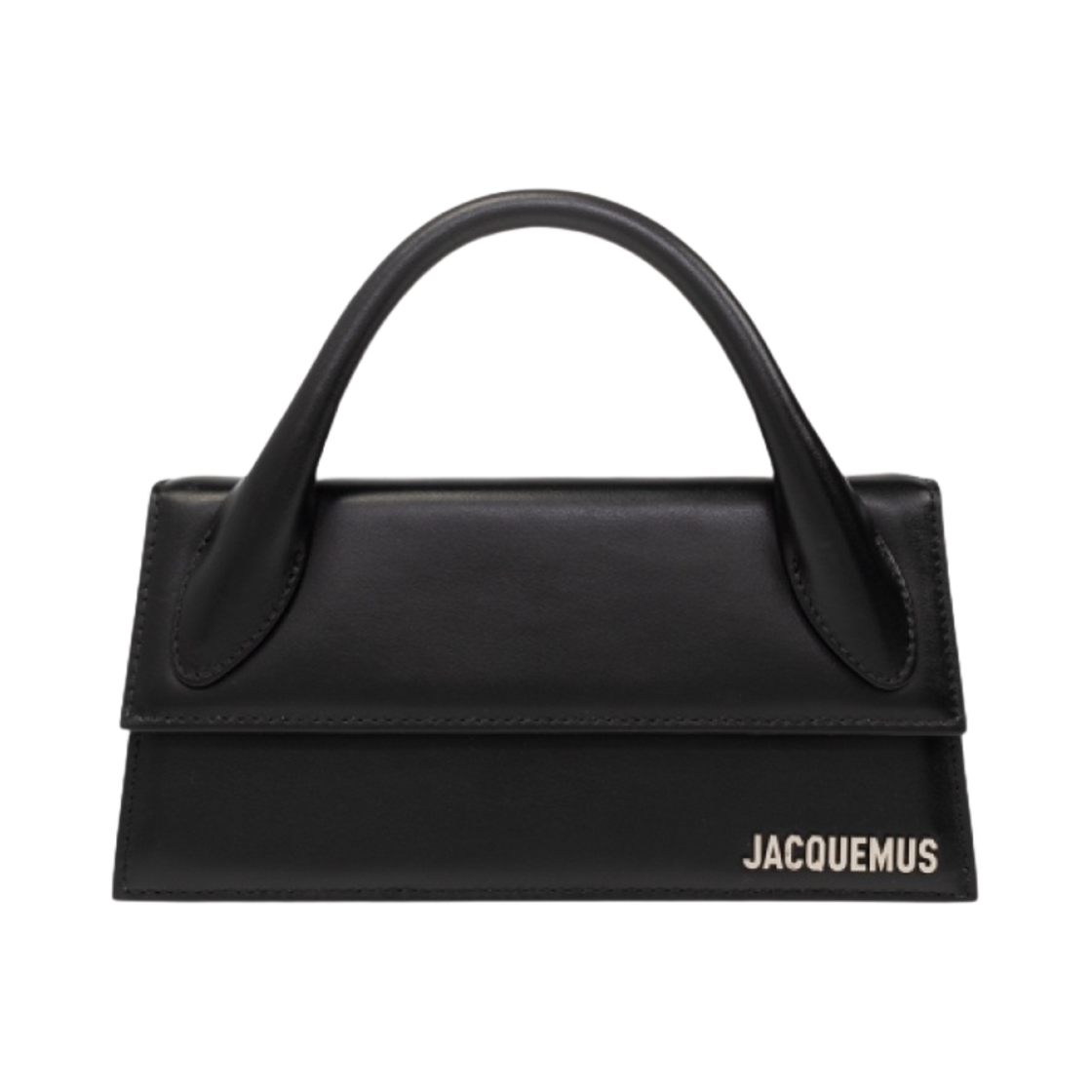 자크뮈스 르 치키토 롱 레더 핸드백 블랙 실버