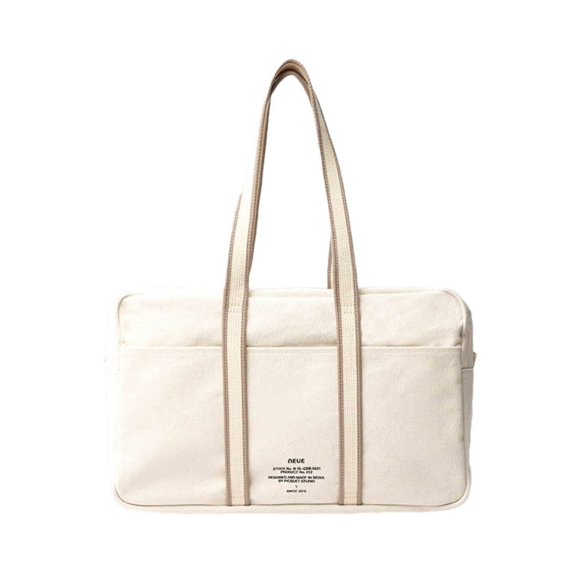 노이에 캔버스 보스턴백 베이지(Neue Canvas Boston Bag Beige) - 1