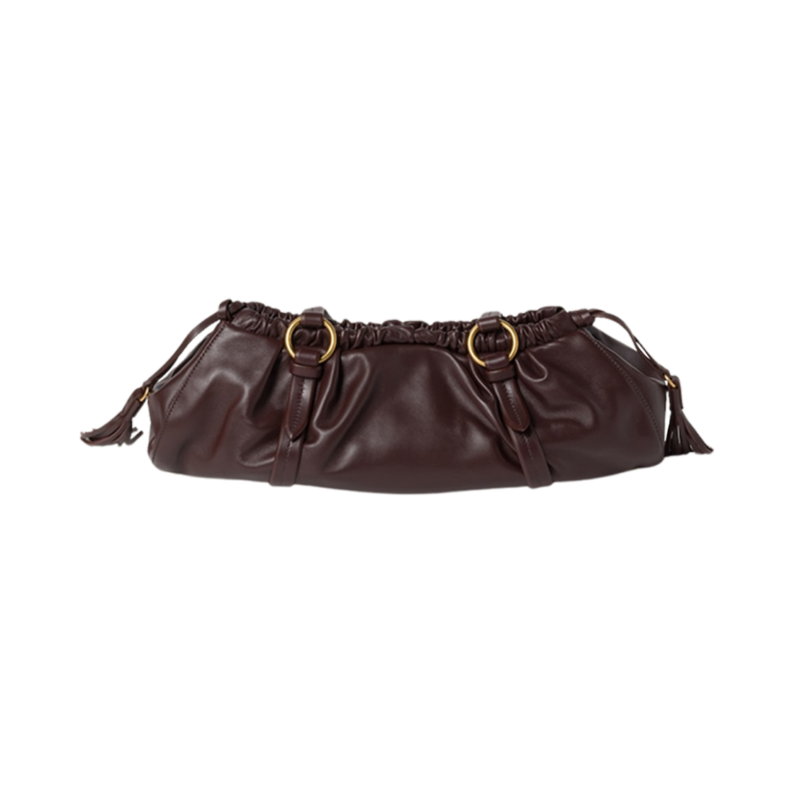 미우 미우 조이 나파 레더 미디움 백 브라이어우드(Miu Miu Joie Nappa Leather Medium Bag Briarwood) - 2