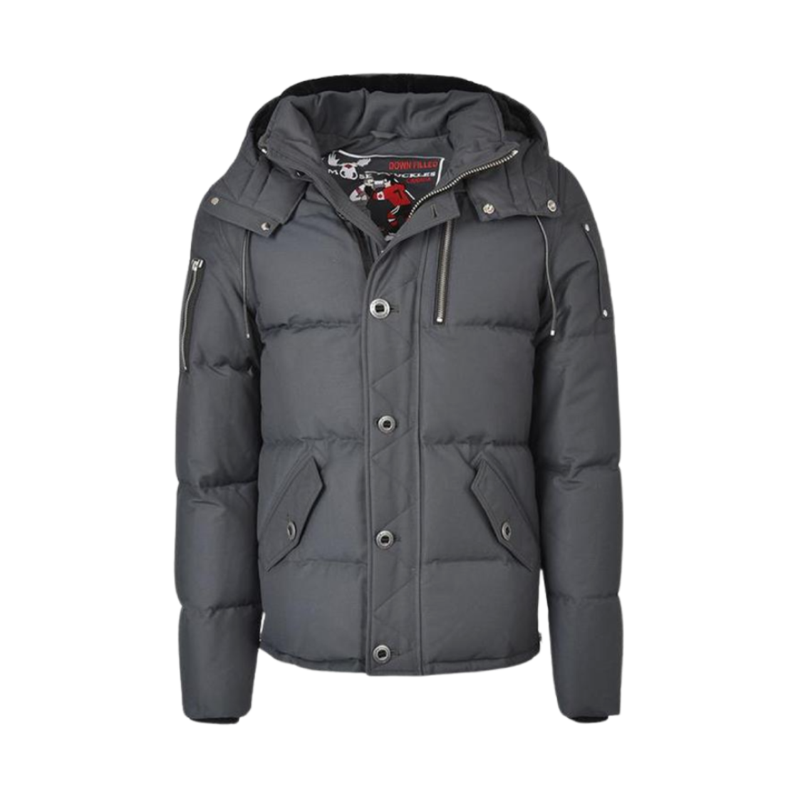 M31MJ128N547 Moose Knuckles Forestville Down Jacket Grey