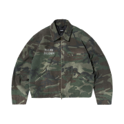 Suade Washed Work Jacket Camo