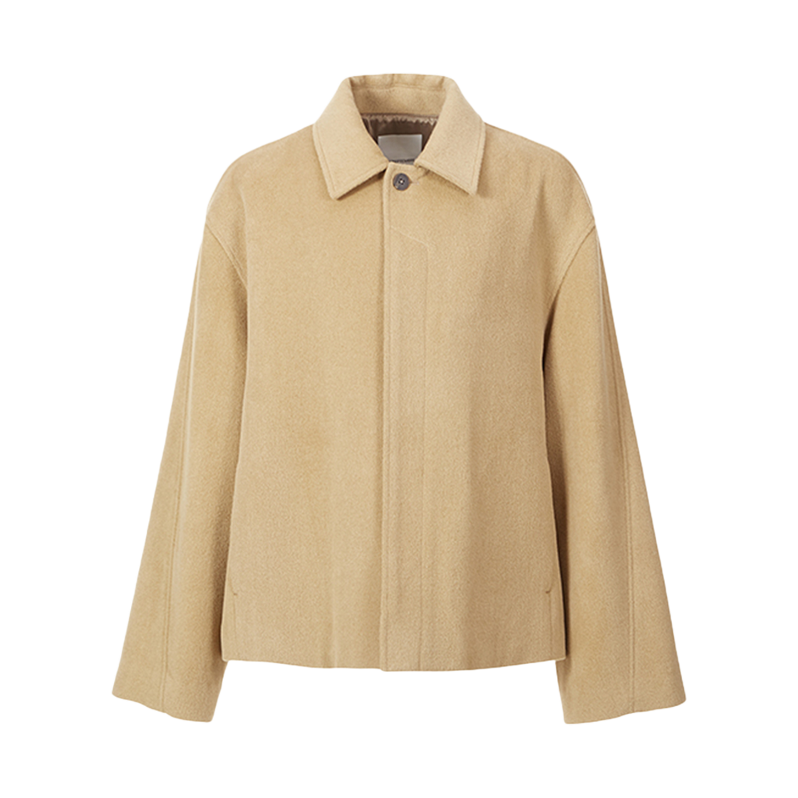 LH2479JK002ECA Le17Septembre Vertical Quilted Detail Jacket Camel