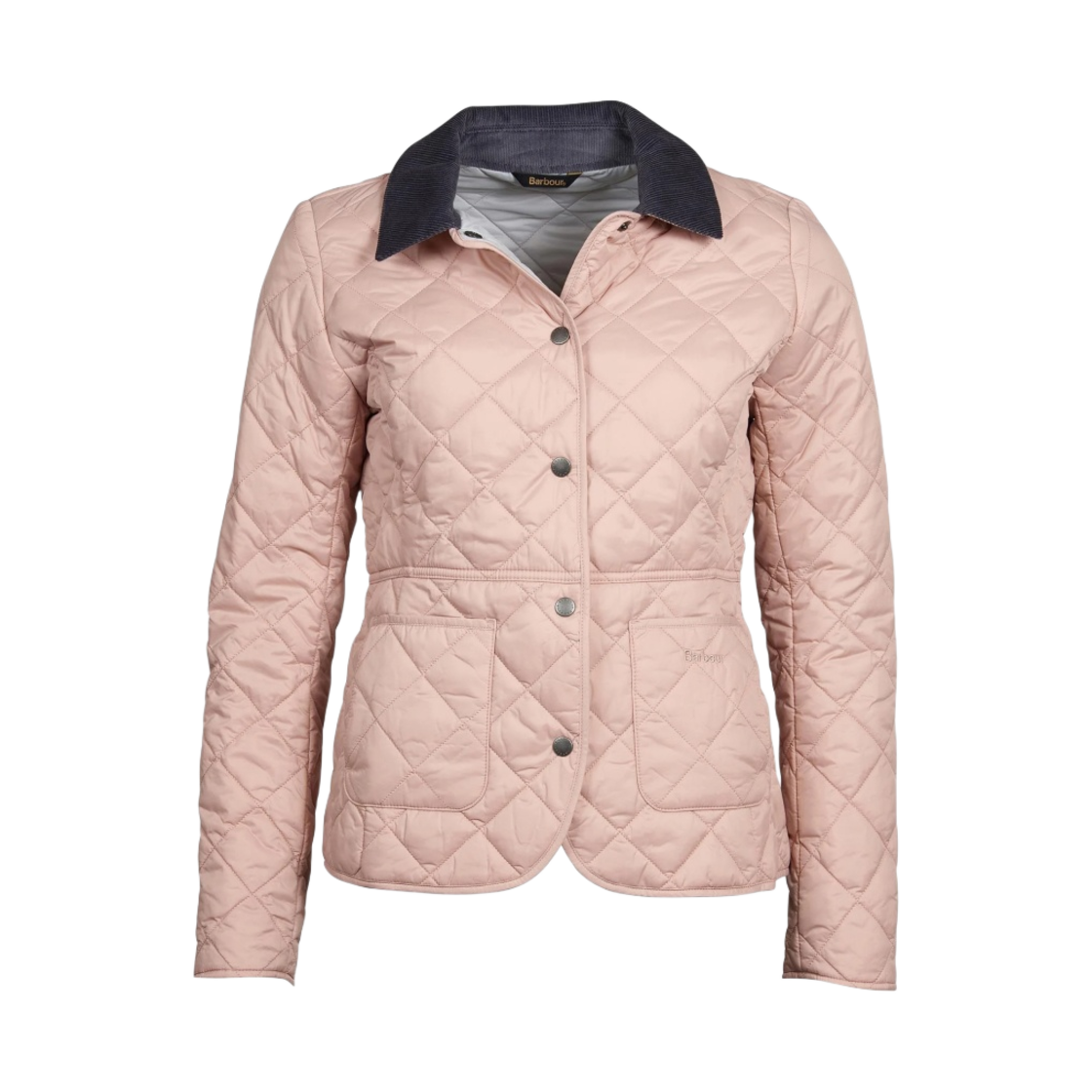 (W) 바버 데브론 퀼티드 자켓 페일 핑크((W) Barbour Deveron Quilted Jacket Pale Pink)