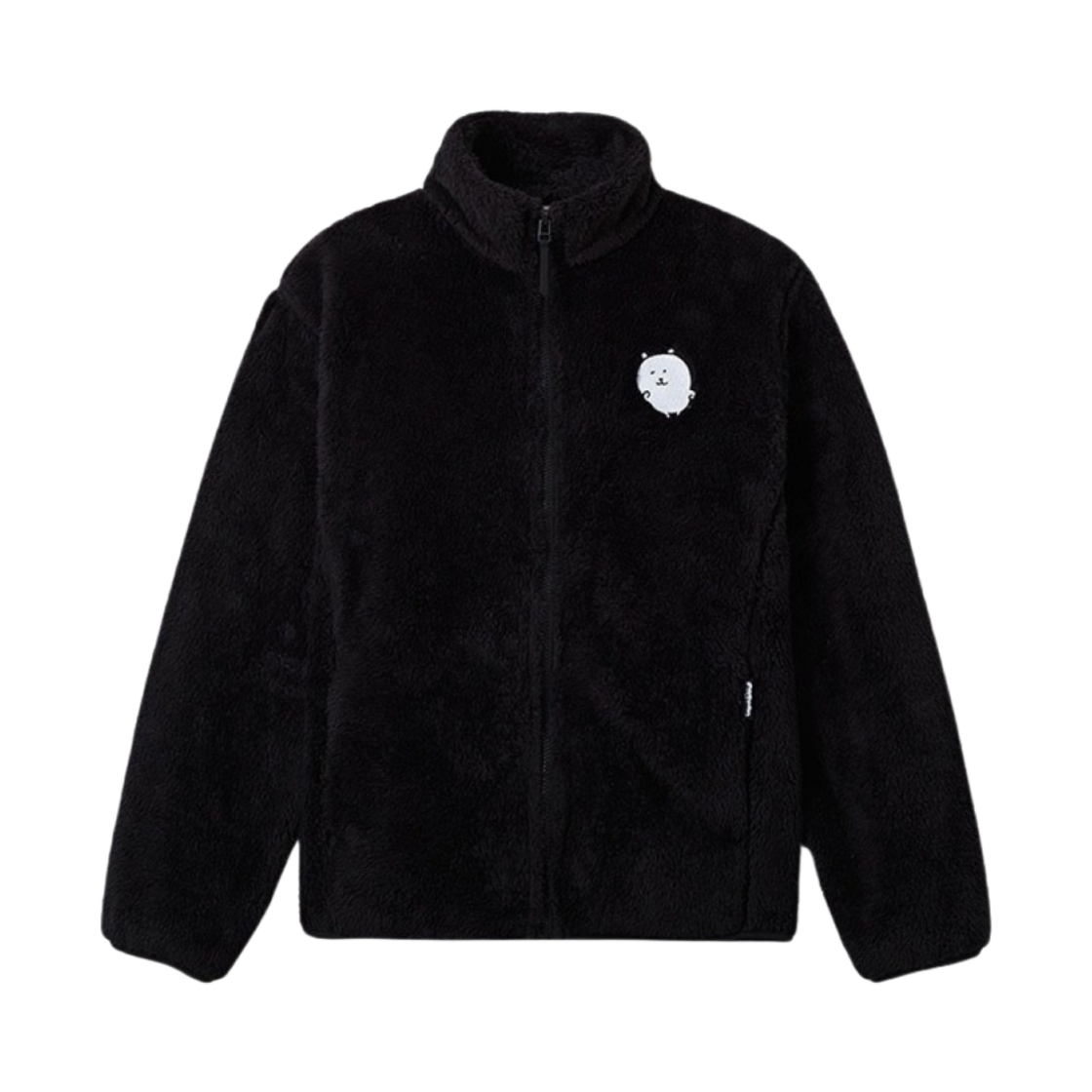 스파오 농담곰 따듯하담곰 퍼 플리스 집업 블랙(Spao Nongdamgom Fur Fleece Zip Up Black)