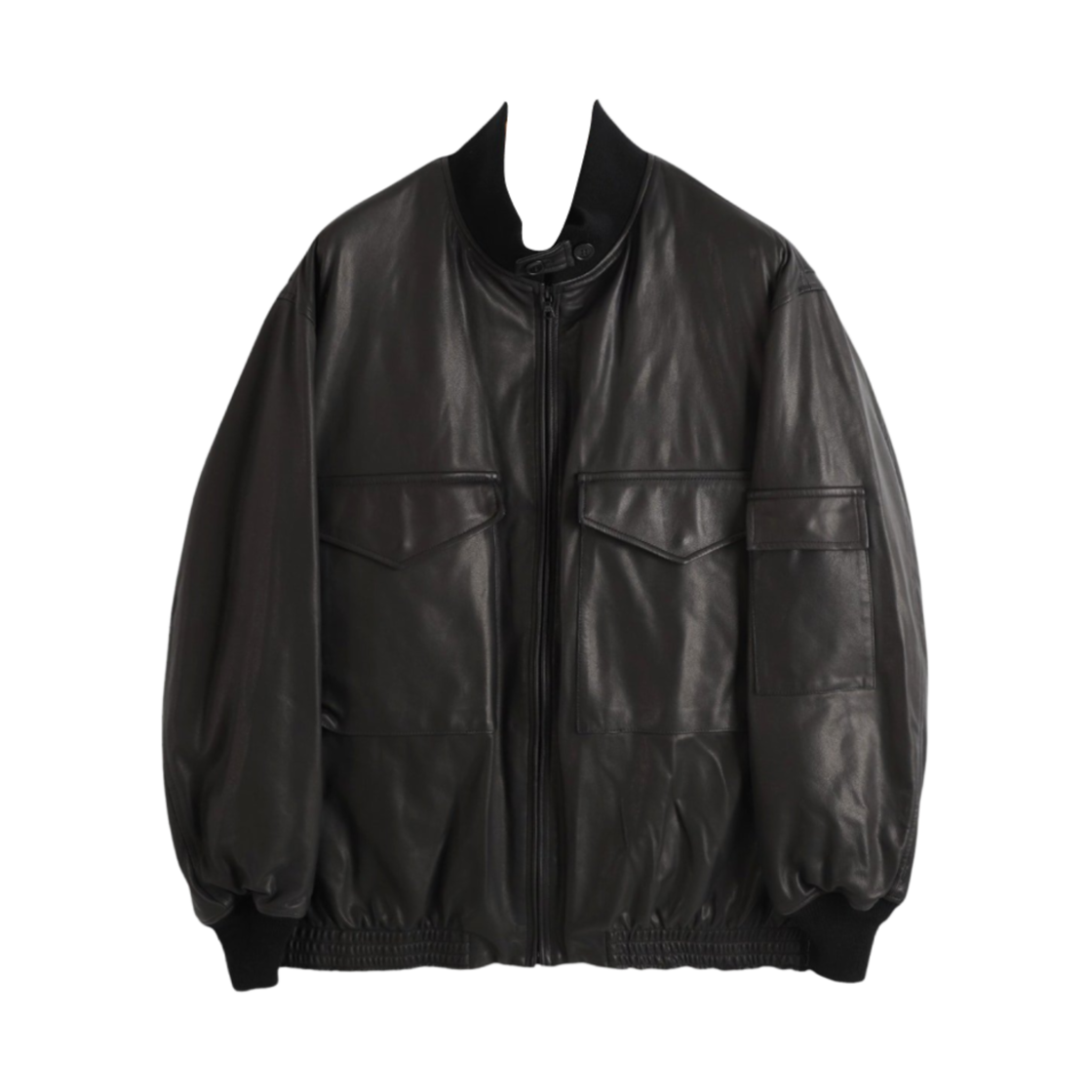 코모리 쉽스킨 G-8 자켓 블랙 - 24AW(Comoli Sheepskin G-8 Jacket Black - 24AW)