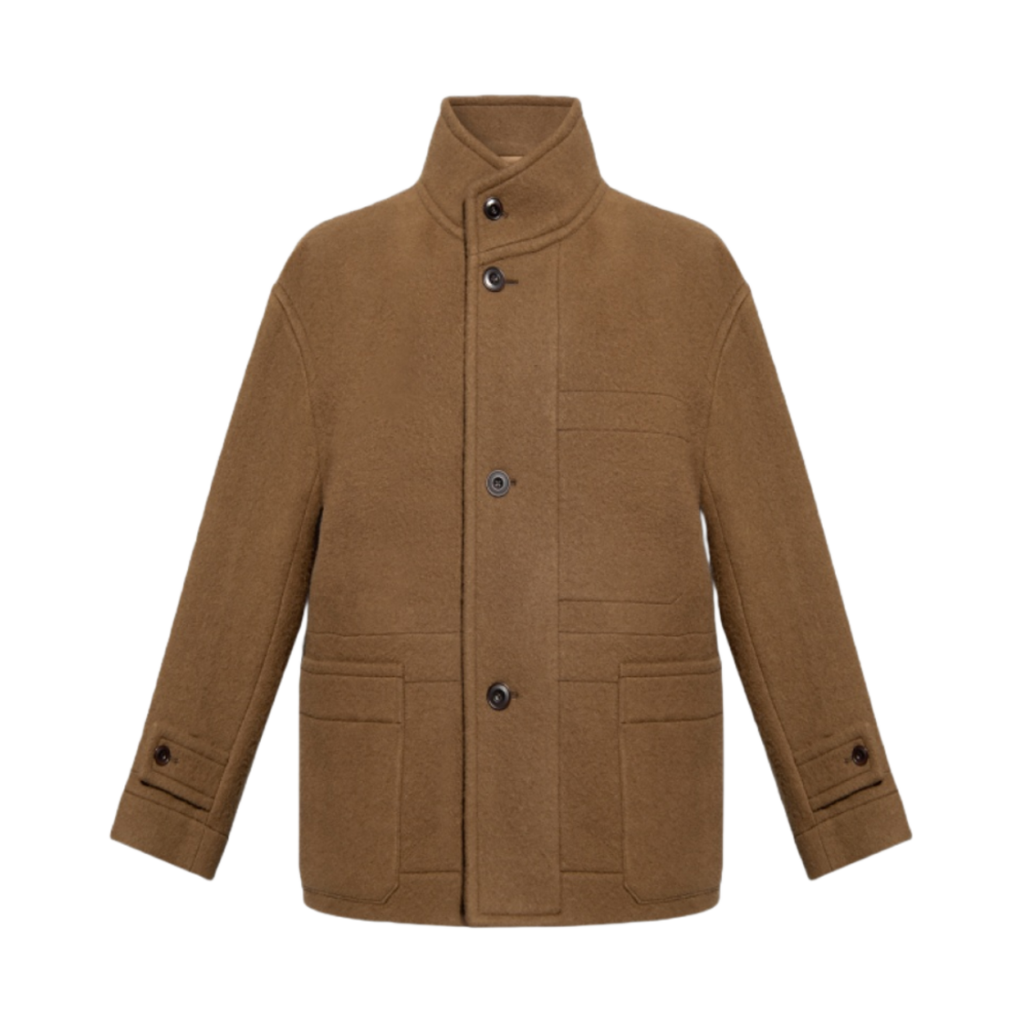 르메르 울 박시 더플 코트 올리브 브라운(Lemaire Wool Boxy Duffle Coat Olive Brown)