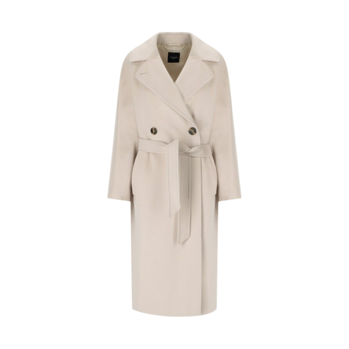 RESINA-048 (W) Weekend Max Mara Resina Virgin Wool Coat Ivory