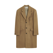 Our Legacy Dolphin Coat Slyly Herringbone Camel