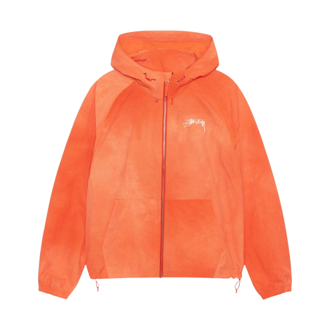 스투시 웨이브 다이 비치 쉘 자켓 퍼시몬(Stussy Wave Dye Beach Shell Jacket Persimmon)