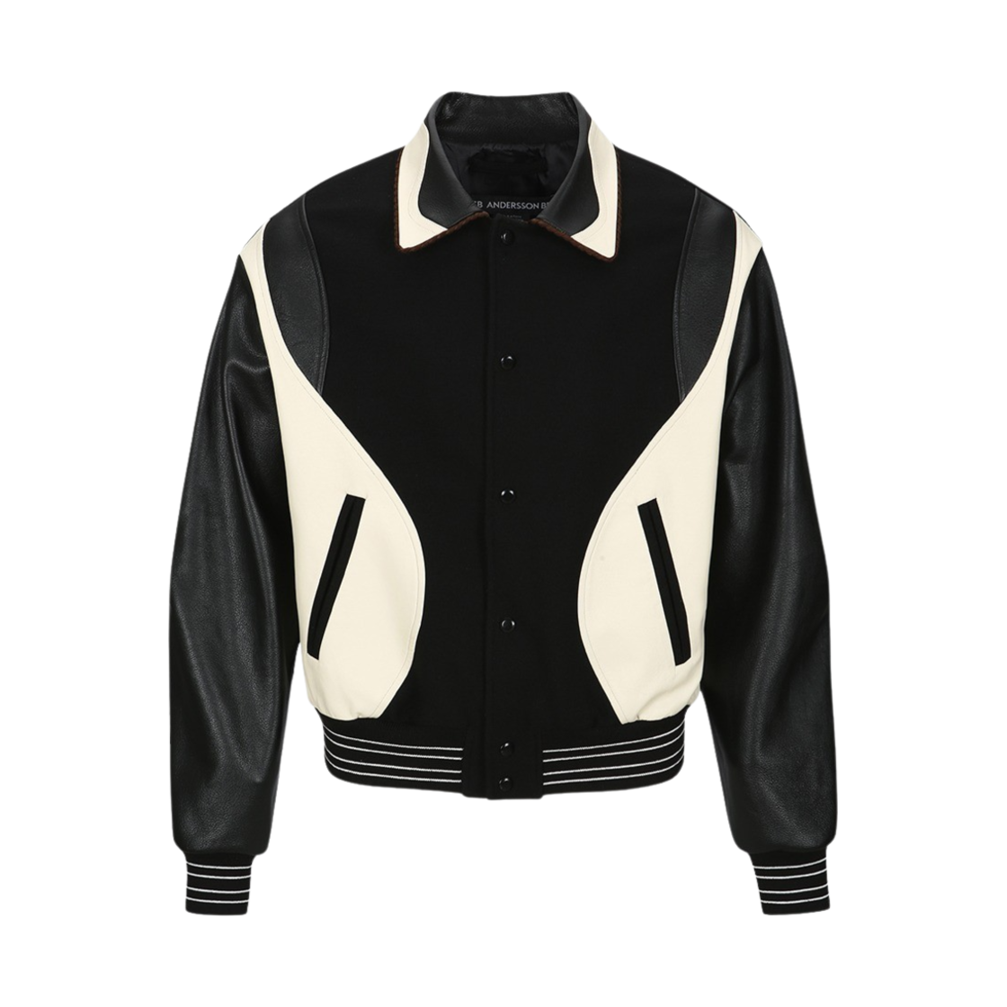 ADSB 앤더슨벨 로빈 바시티 자켓 블랙