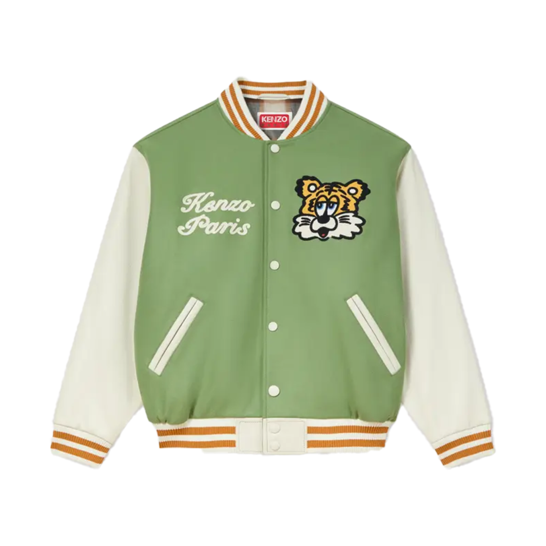 겐조 x 베르디 바시티 자켓 페일 카키 - 25SS(Kenzo x Verdy Varsity Jacket Pale Khaki - 25SS)