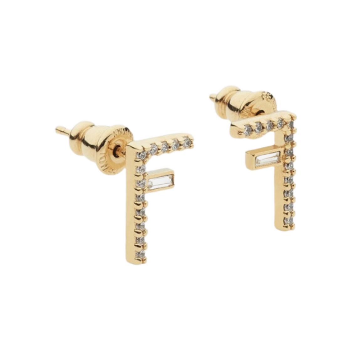 (W) 펜디 퍼스트 이어링 골드((W) Fendi First Earrings Gold) - 1