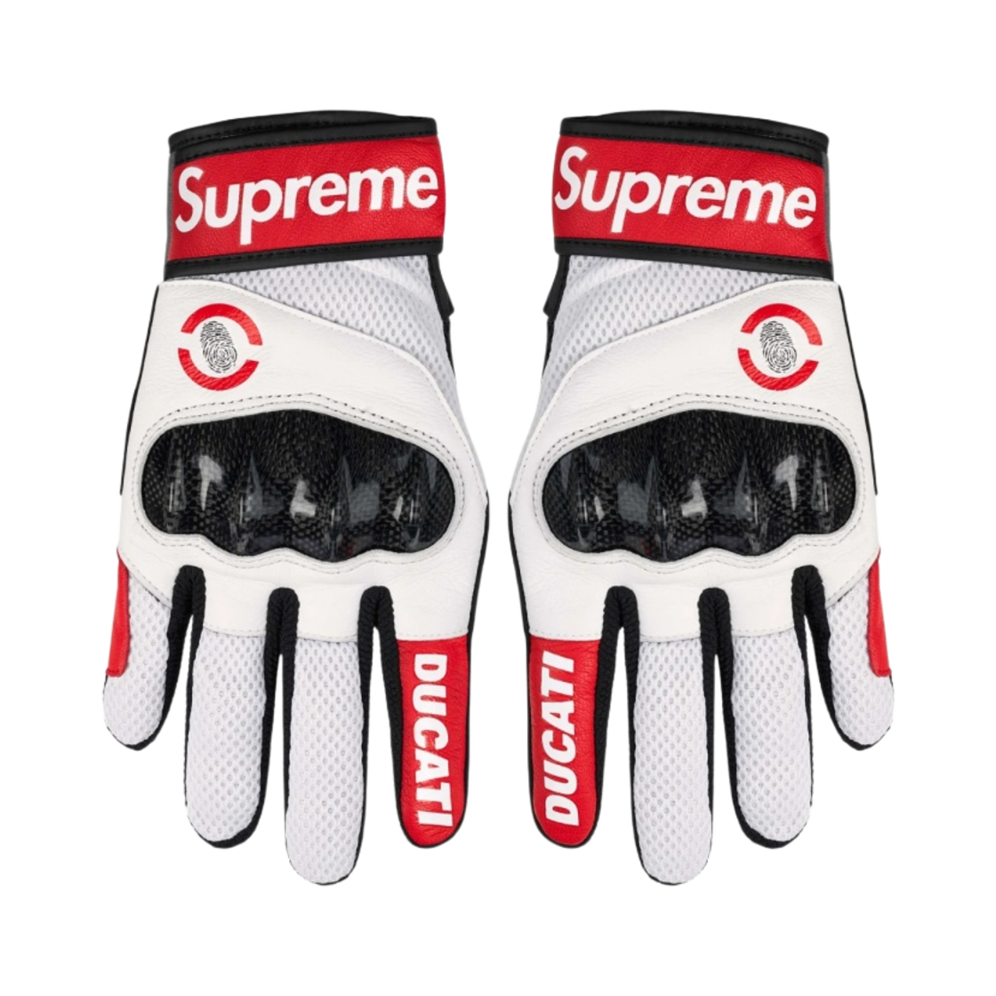 슈프림 x 두카티 스피디 C1 레더 글러브 레드 - 24SS(Supreme x Ducati Spidi C1 Leather Gloves Red - 24SS)
