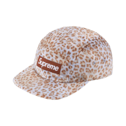 Supreme Leopard Velvet Camp Cap Tan - 24SS