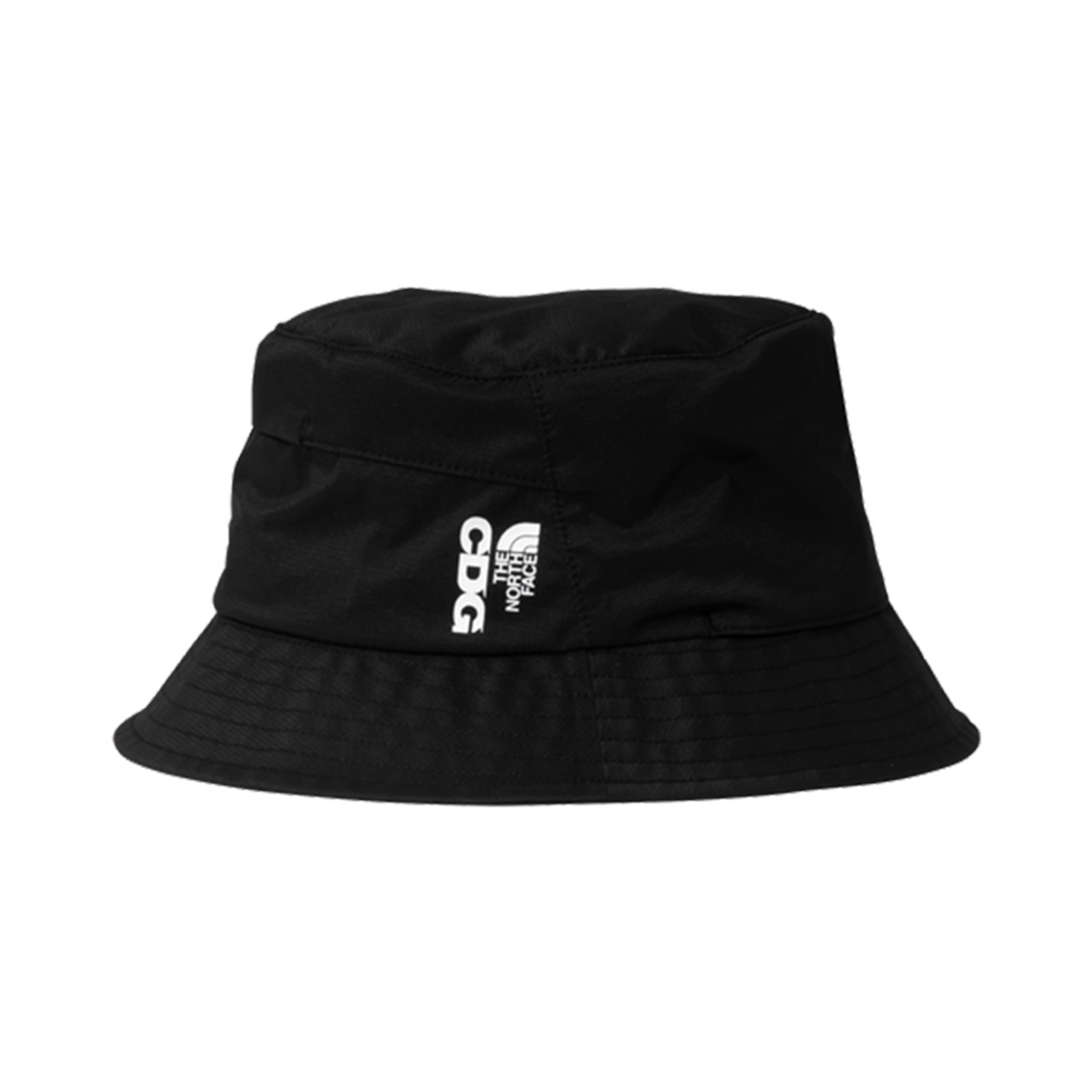 CDG x 노스페이스 립스탑 플라이웨이트 버킷햇 블랙(CDG x The North Face Ripstop Flyweight Bucket Hat Black)