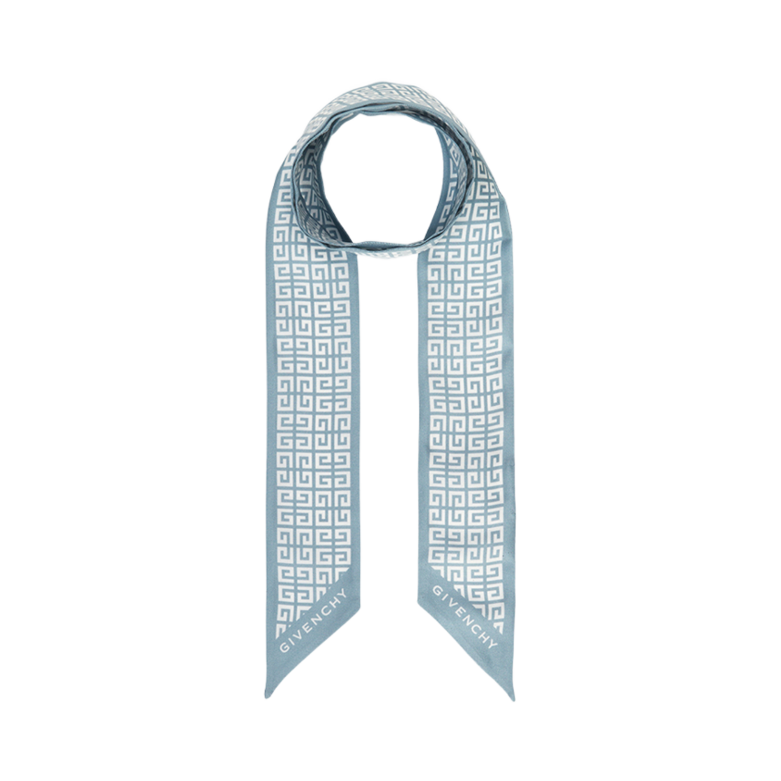 (W) 지방시 4G 실크 스카프 스카이블루((W) Givenchy 4G Silk Scarf SkyBlue)