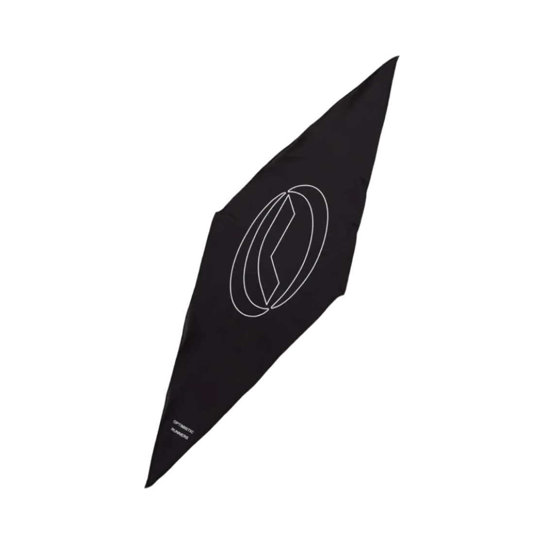 - Optimistic Runners Symbol Silk Scarf Black