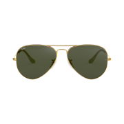 Ray-Ban Aviator Classic Polished Gold Frame Green Classic G-15 Lenses