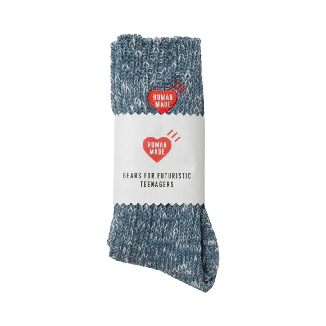 휴먼 메이드 로우 게이지 립 삭스 블루(Human Made Low Gauge Rib Socks Blue) - 2