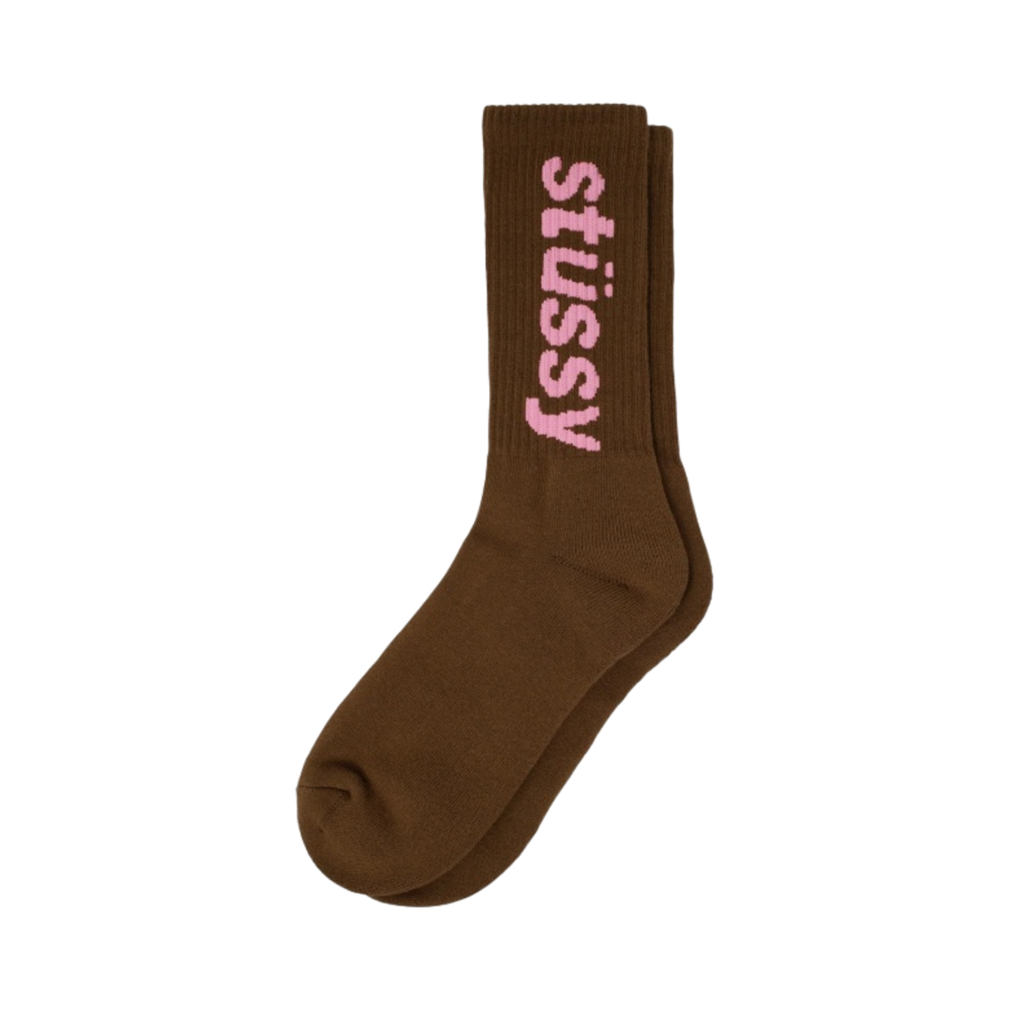 스투시 헬베티카 크루 삭스 큐민 라일락(Stussy Helvetica Crew Socks Cumin Lilac) - 1