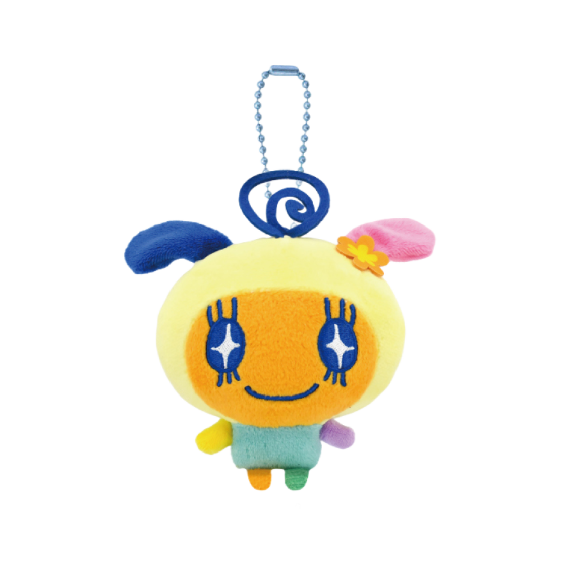 반다이 다마고치 x 산리오 캐릭터 플러시 마스코트 키체인 메메치(Bandai Tamagotchi x Sanrio Characters Plush Mascot Keychain Memetchi)