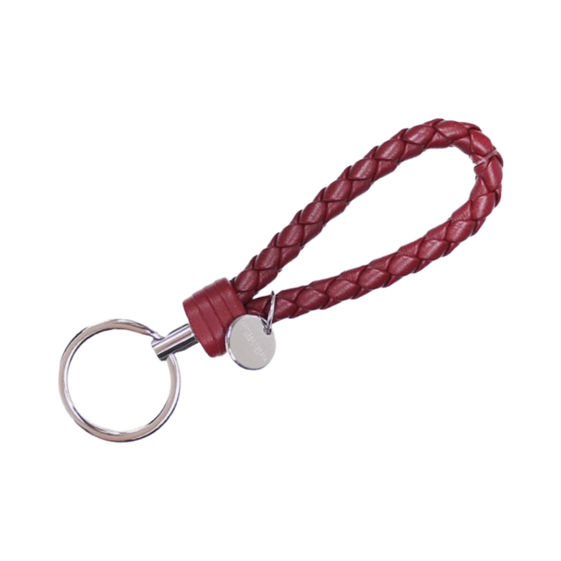 보테가 베네타 로고 태그 키링 보르도(Bottega Veneta Logo Tag Keyring Bordeaux)