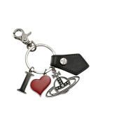 Vivienne Westwood Rodeo I Love Orb Keyring Black