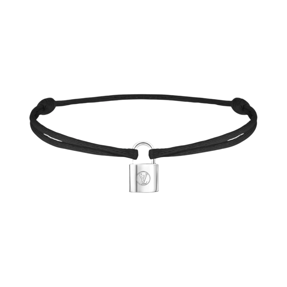 루이비통 실버 락킷 컬러 브레이슬릿 스털링 실버 블랙(Louis Vuitton Silver Lockit Color Bracelet Sterling Silver Black) - 1