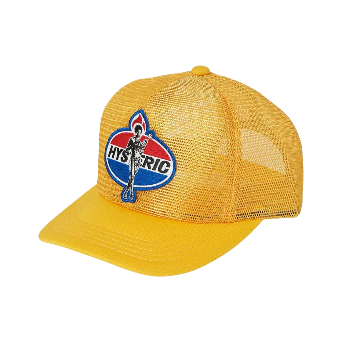 히스테릭 글래머 다이너마이트 엔젤 패치 올 메쉬 캡 옐로우(Hysteric Glamour Dynamite Angel Patch All Mesh Cap Yellow) - 1