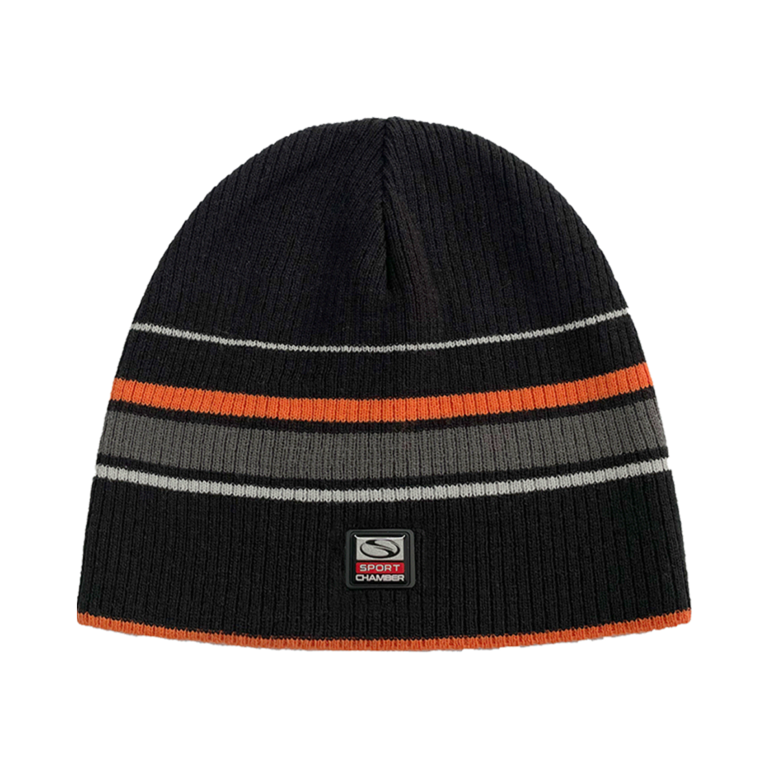 스포츠챔버 SC 스트라이프 비니 블랙(SPORT CHAMBER SC Stripe Beanie Black)