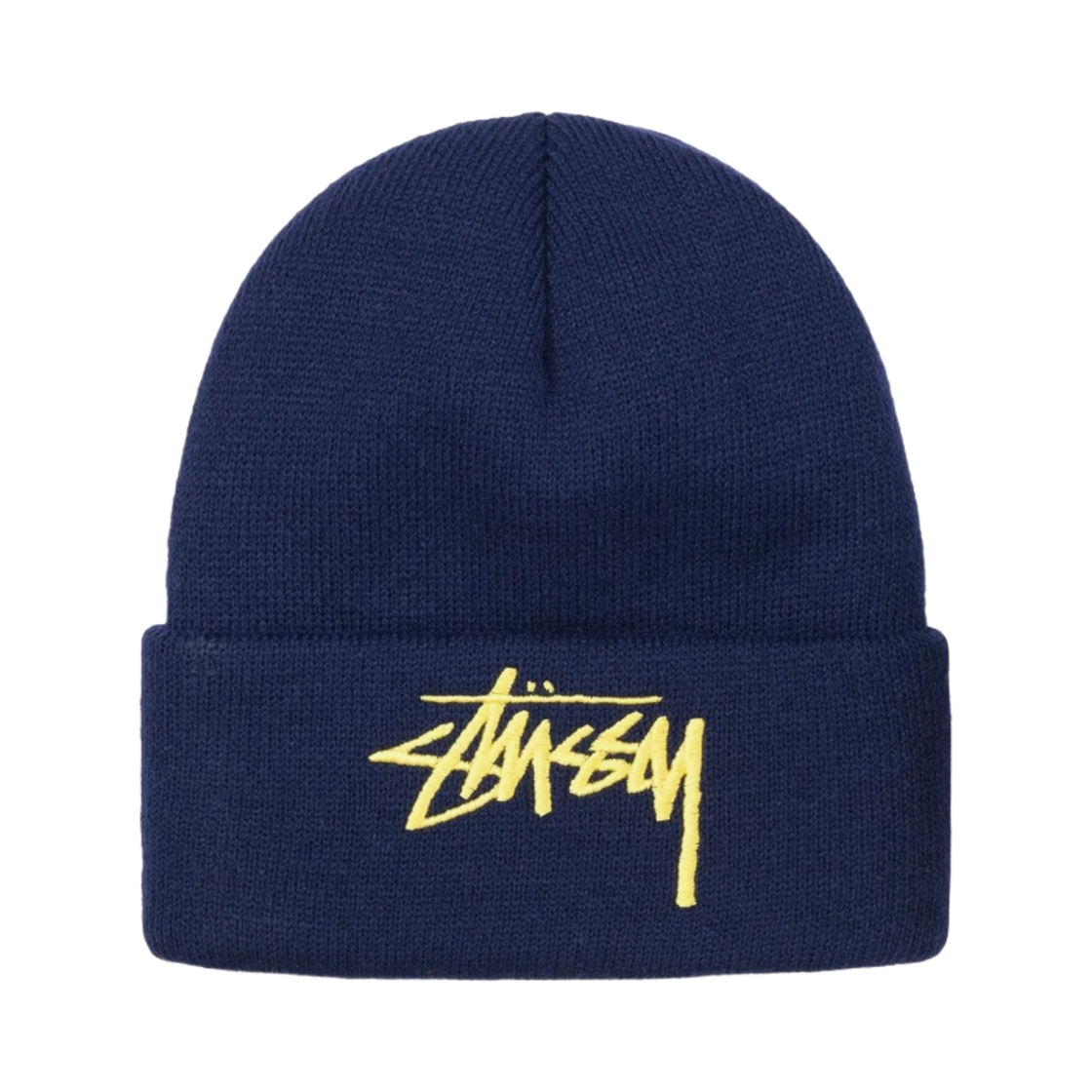 스투시 빅 스탁 커프 비니 네이비(Stussy Big Stock Cuff Beanie Navy) - 1