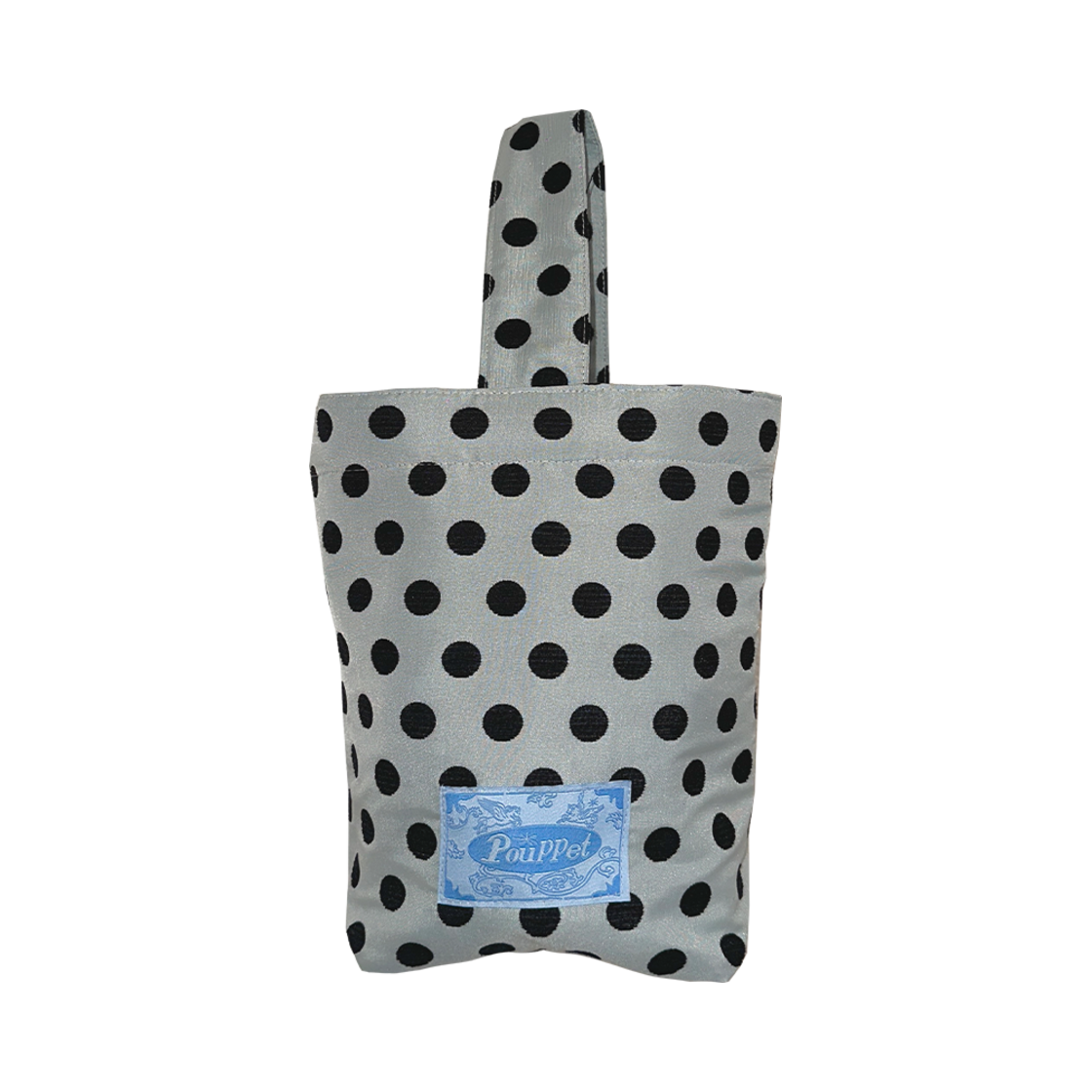 [3% 적립] 푸펫 폴카 도트 미니백 실버블루([3% 적립] POUPPET Polka Dot Mini Bag Silver Blue)