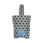 [3% 적립] POUPPET Polka Dot Mini Bag Silver Blue