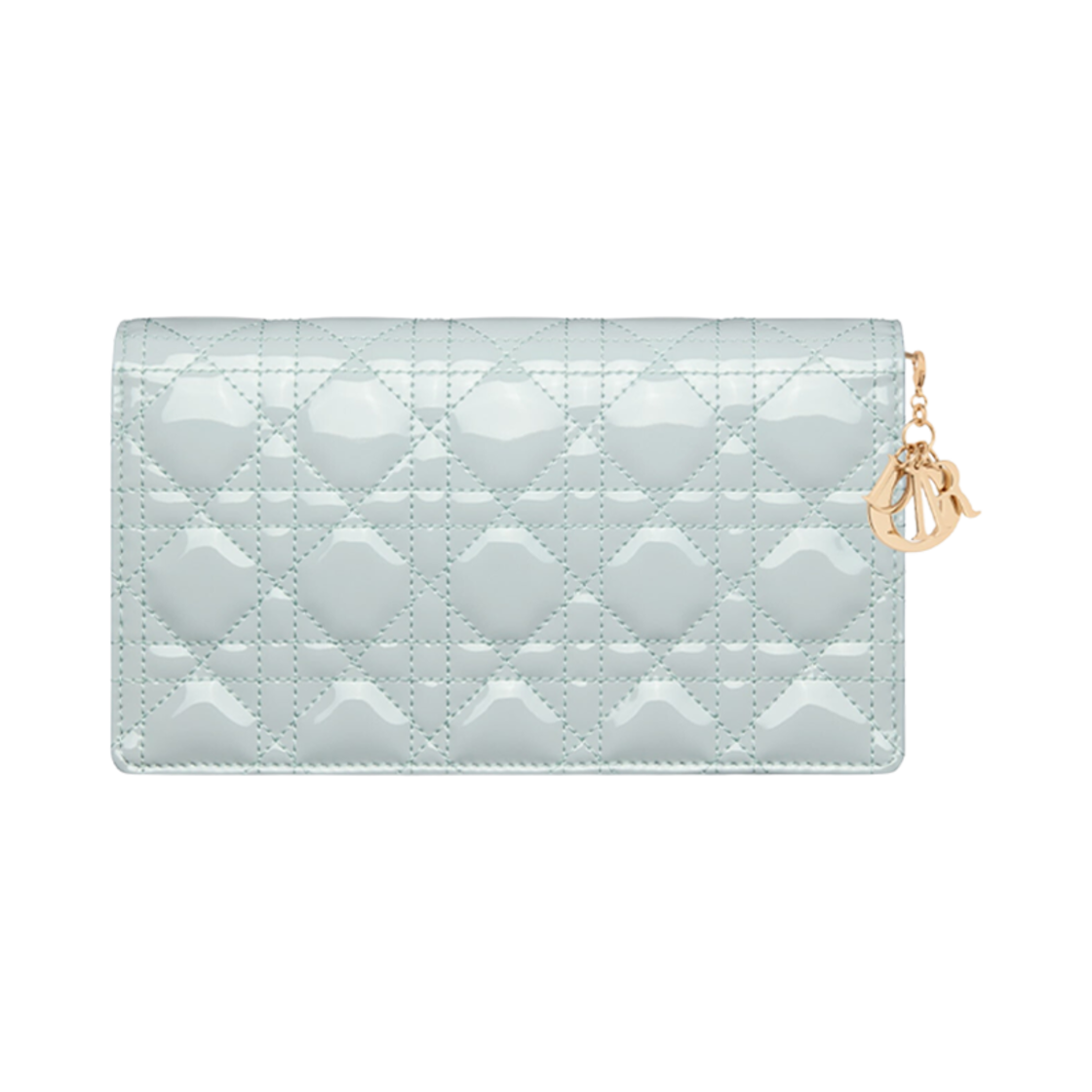 디올 레이디 파우치 플래시드 블루 페이턴트(Dior Lady Pouch Placid Blue Patent) - 2