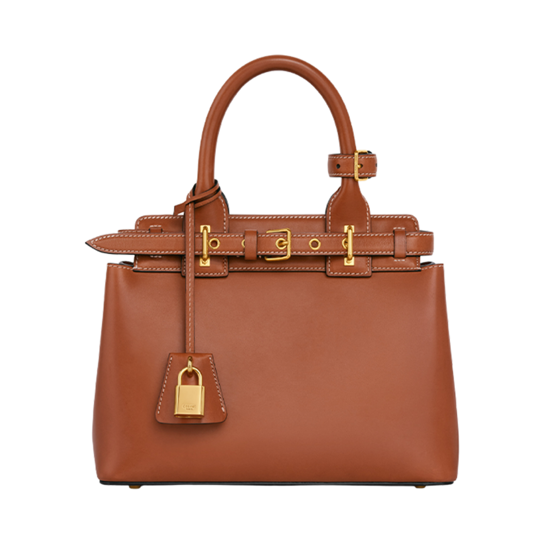 (W) 셀린느 틴 콘티 백 내츄럴 카프스킨 탄((W) Celine Teen Conti Bag in Natural Calfskin Tan) - 1