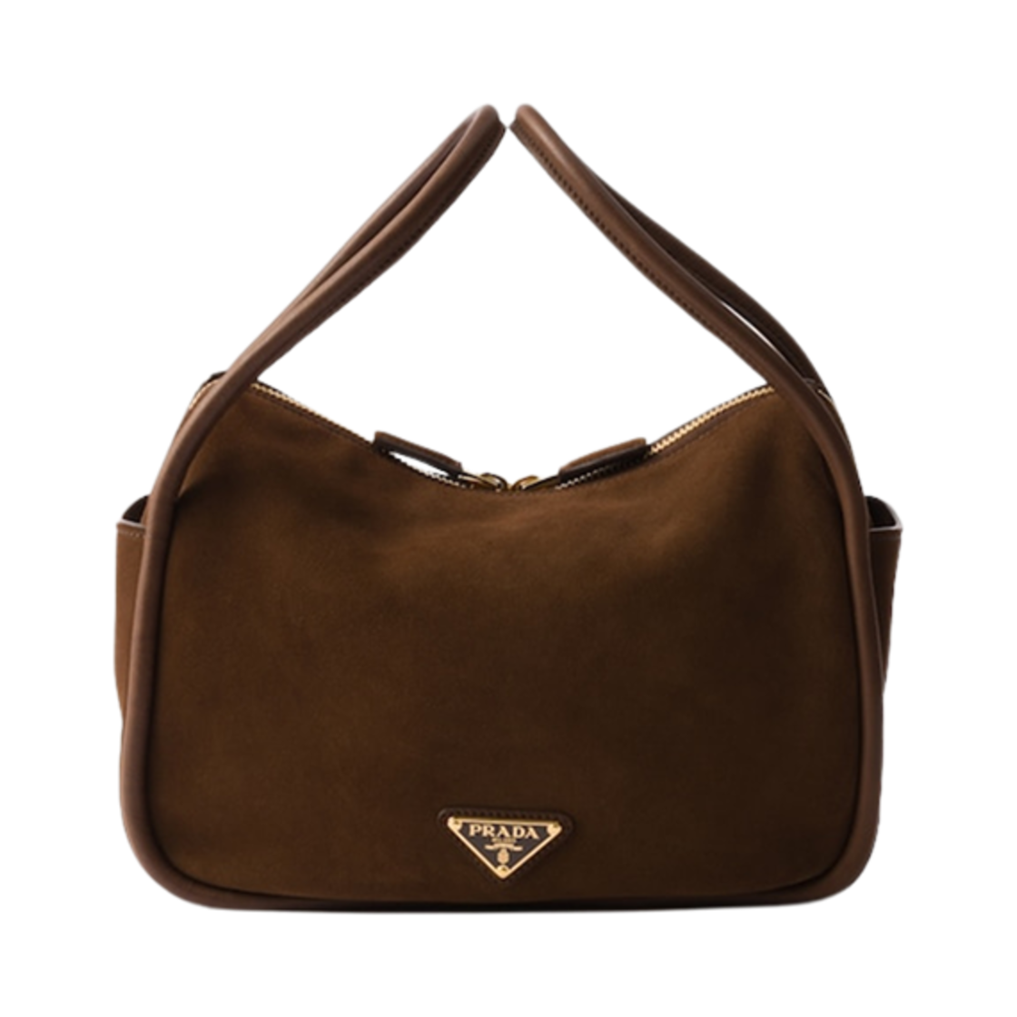 프라다 달링 스웨이드 핸드백 코코아 브라운(Prada Darling Suede Handbag Cocoa Brown) - 1