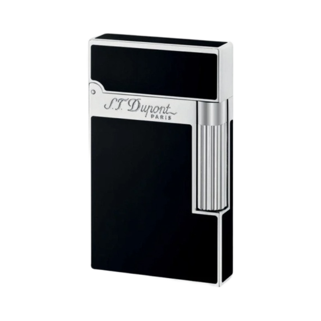 S.T. 듀퐁 라인 2 래커 라이터 블랙 팔라디움(S.T. Dupont Line 2 Lacquer Lighter Black Palladium)