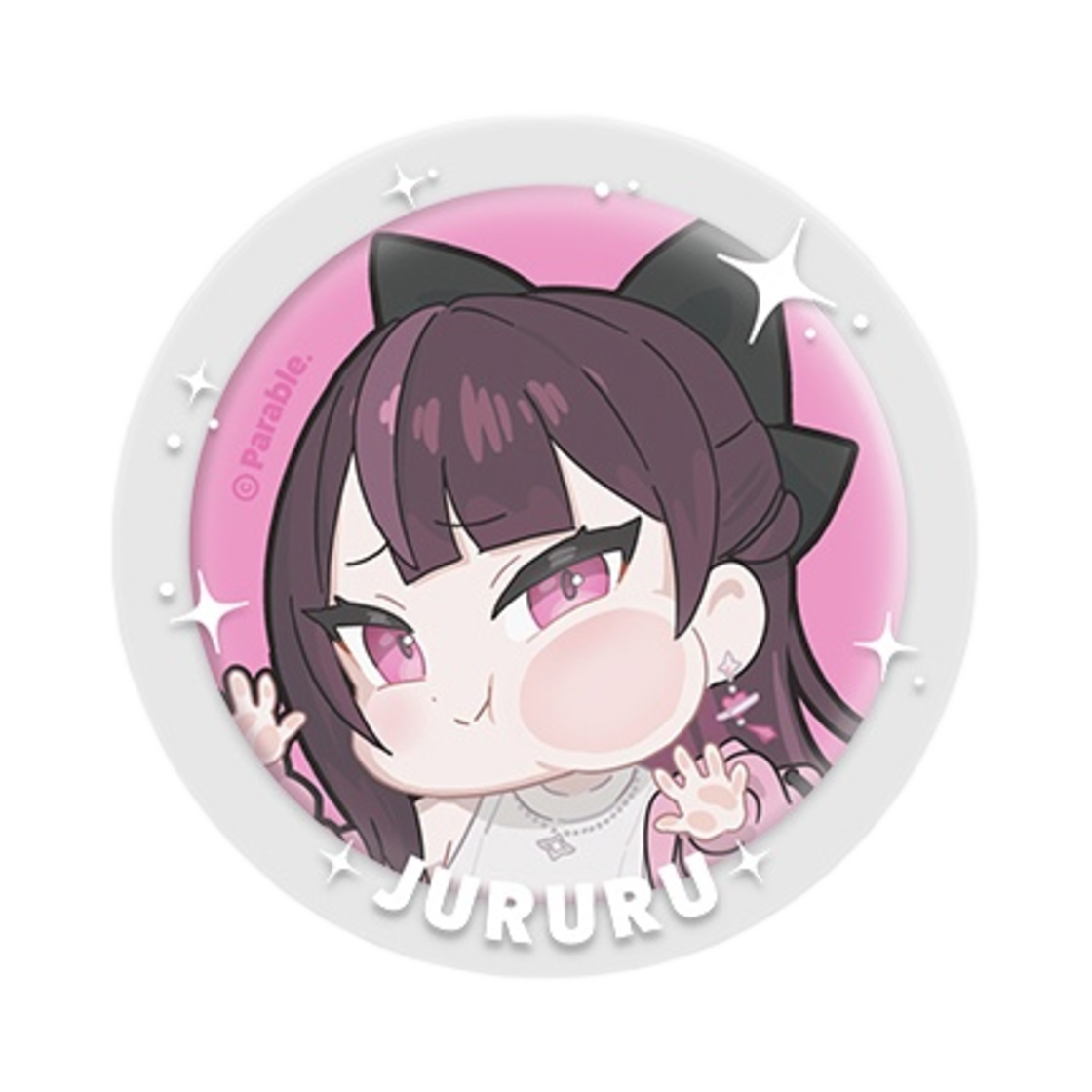 우왁굳 이세계 페스티벌 캔 뱃지 + PVC 커버 세트 주르르(Woowakgood Isegye Festival Can Badge + PVC Cover Set Jururu)