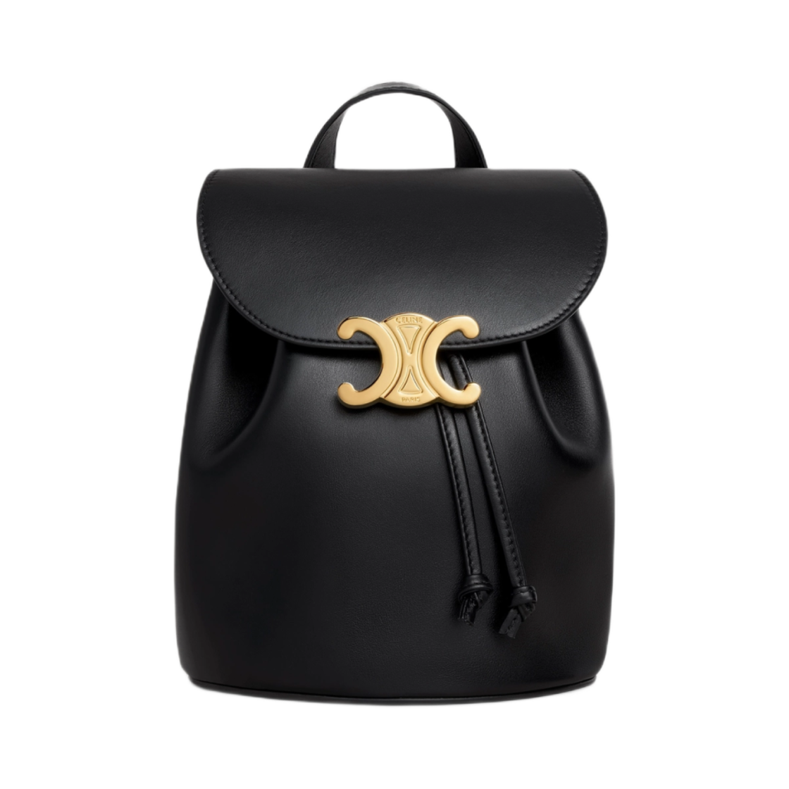 118703GGT-38NO Celine Backpack Bonnie in Smooth Calfskin Black