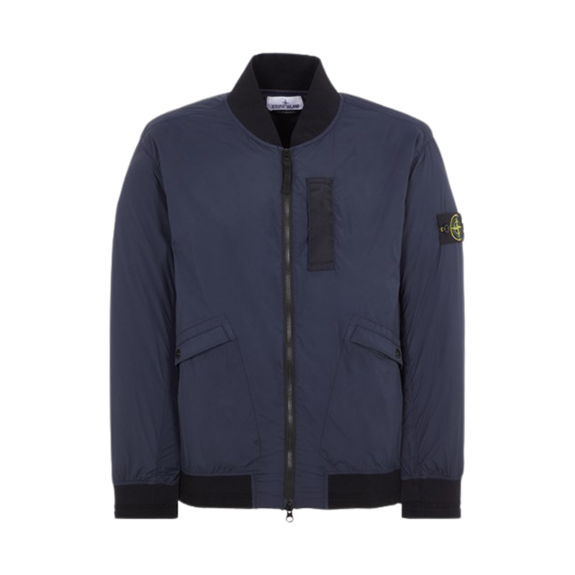 801540525-V0020 Stone Island 40525 Skin Touch Nylon-TC With Primaloft-TC Bomber Jacket Blue - 24SS