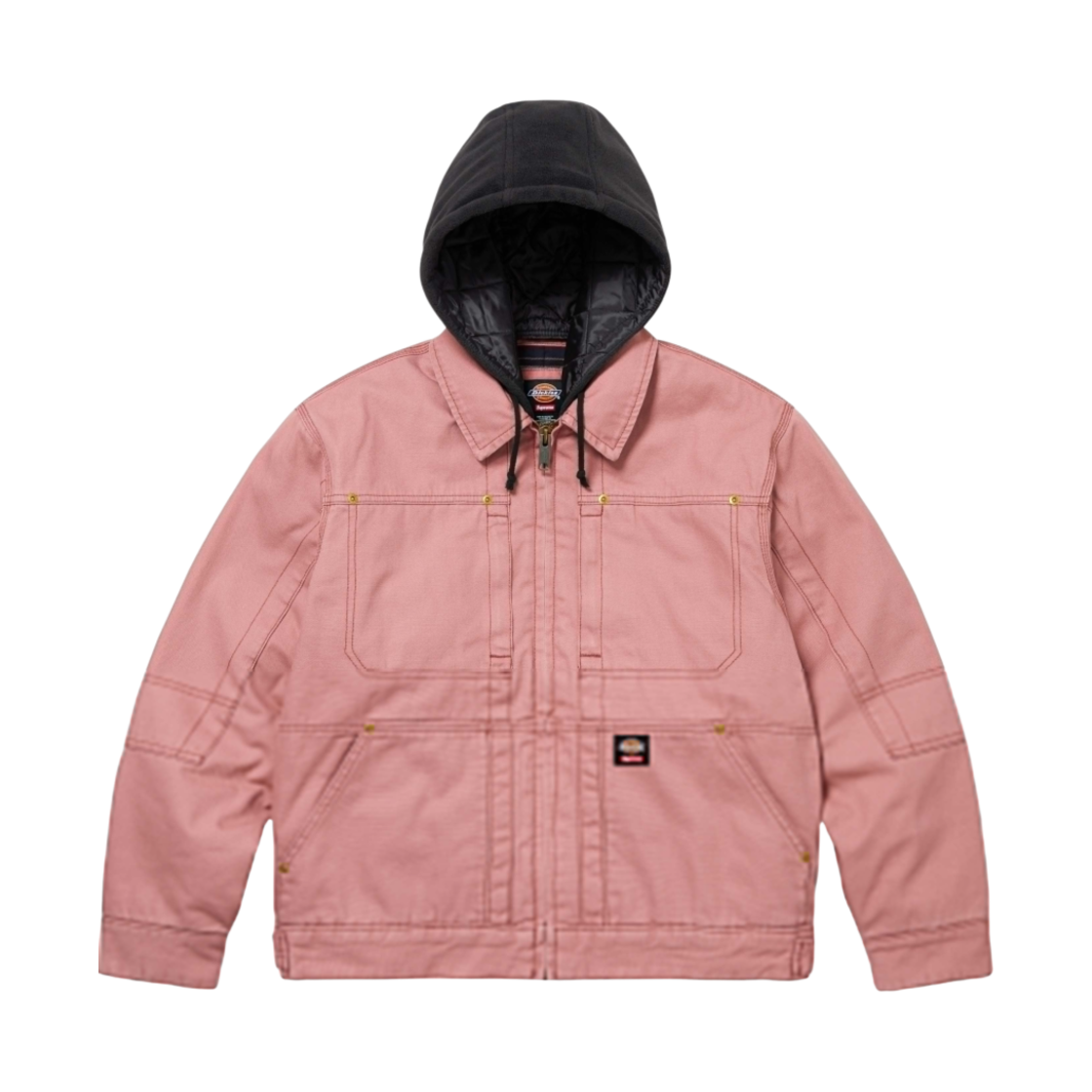 슈프림 x 디키즈 후드 워크 자켓 핑크 - 24FW(Supreme x Dickies Hooded Work Jacket Pink - 24FW)