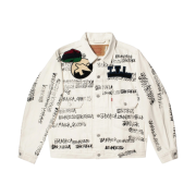 Stussy x Our Legacy x Denim Tears TTL Denim Jacket White