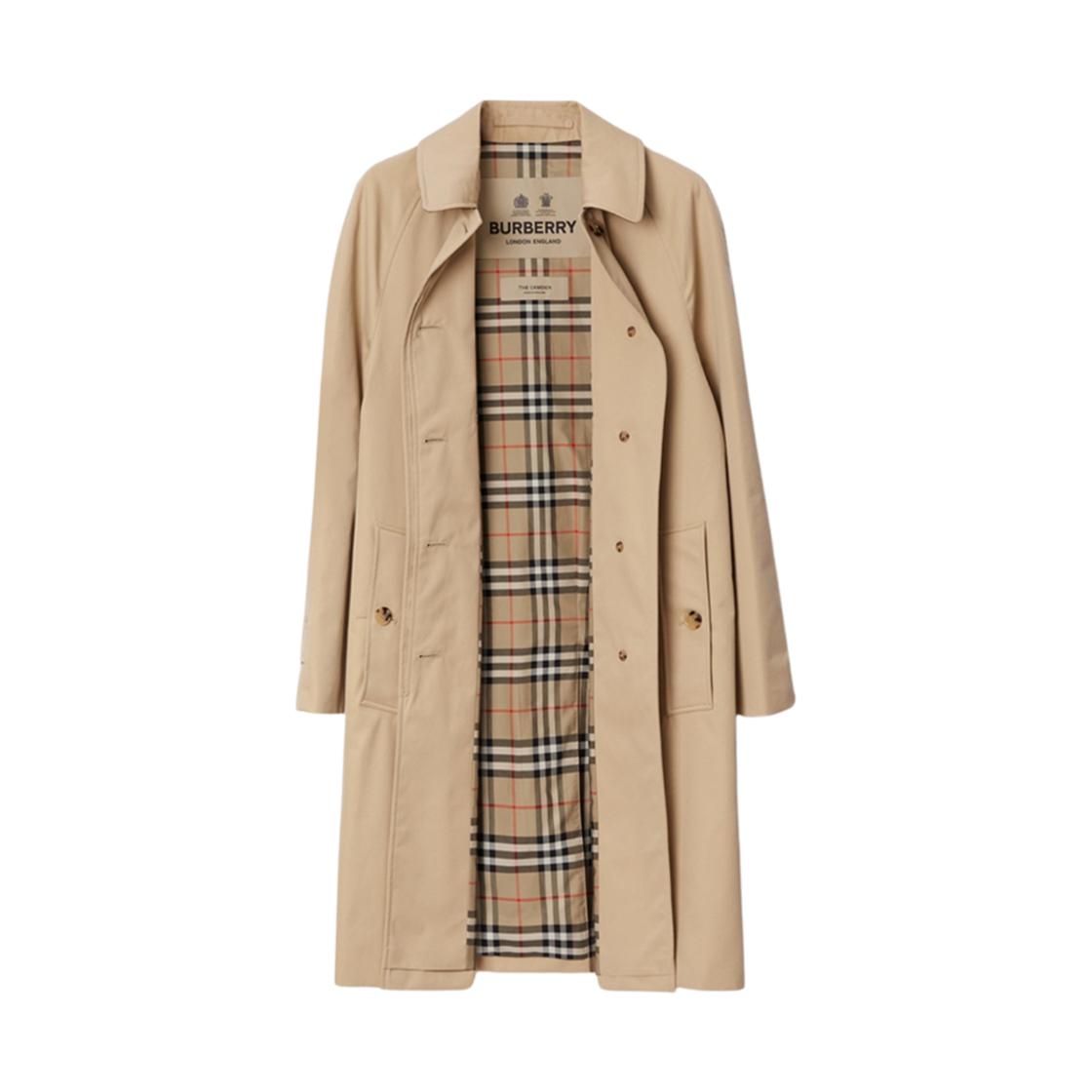 (W) 버버리 캠든 헤리티지 카 코트 허니((W) Burberry Camden Heritage Car Coat Honey) - 2