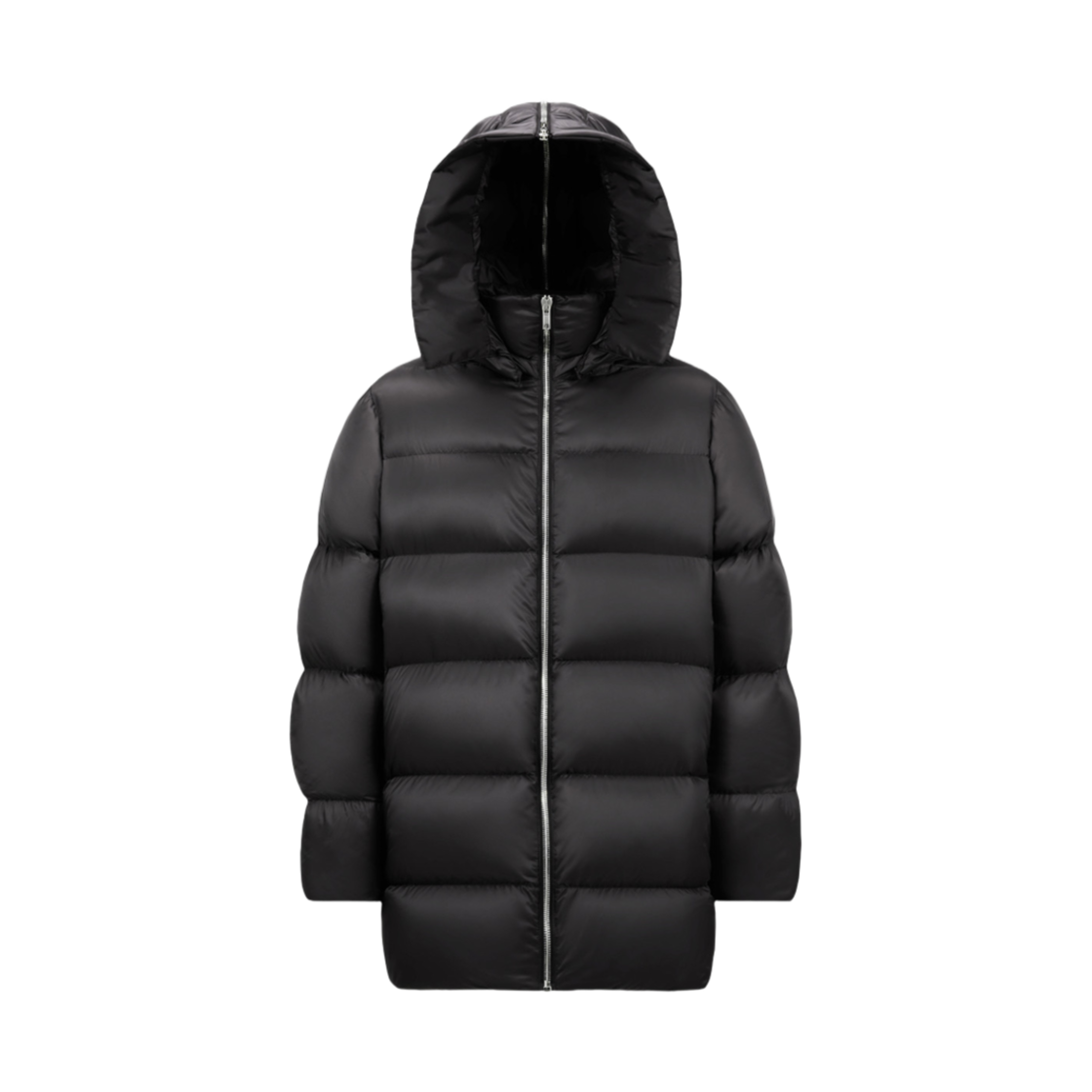 몽클레르 x 릭 오웬스 사이클로픽 후드 롱 다운 자켓 블랙 - 24FW(Moncler x Rick Owens Cyclopic Hooded Long Down Jacket Black - 24FW)