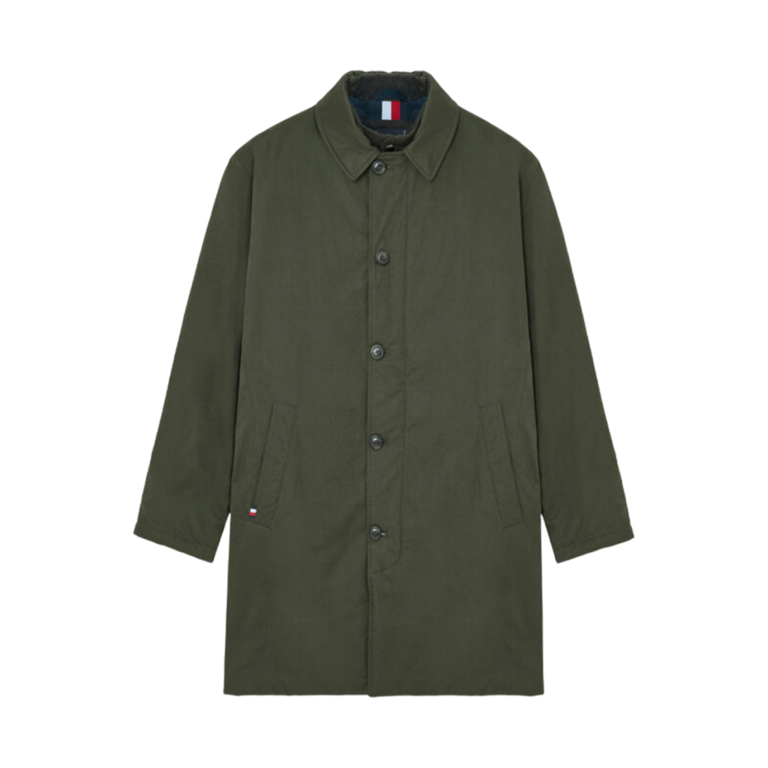 T12E7QOT746ML1RBU Tommy Jeans 2-in-1 Goose Down Parka Faded Military