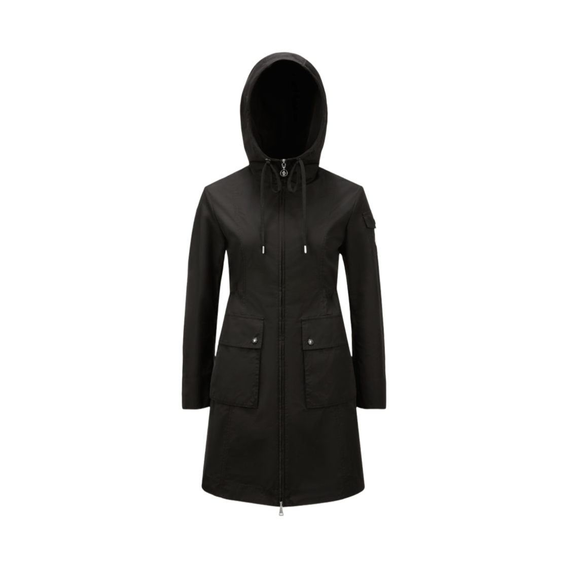 K1-093-1C00021-549P3-999 (W) Moncler Laerte Hooded Parka Coat Black - 25SS