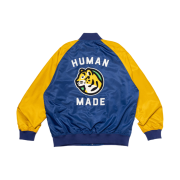 Human Made Nylon Stadium Jacket Blue