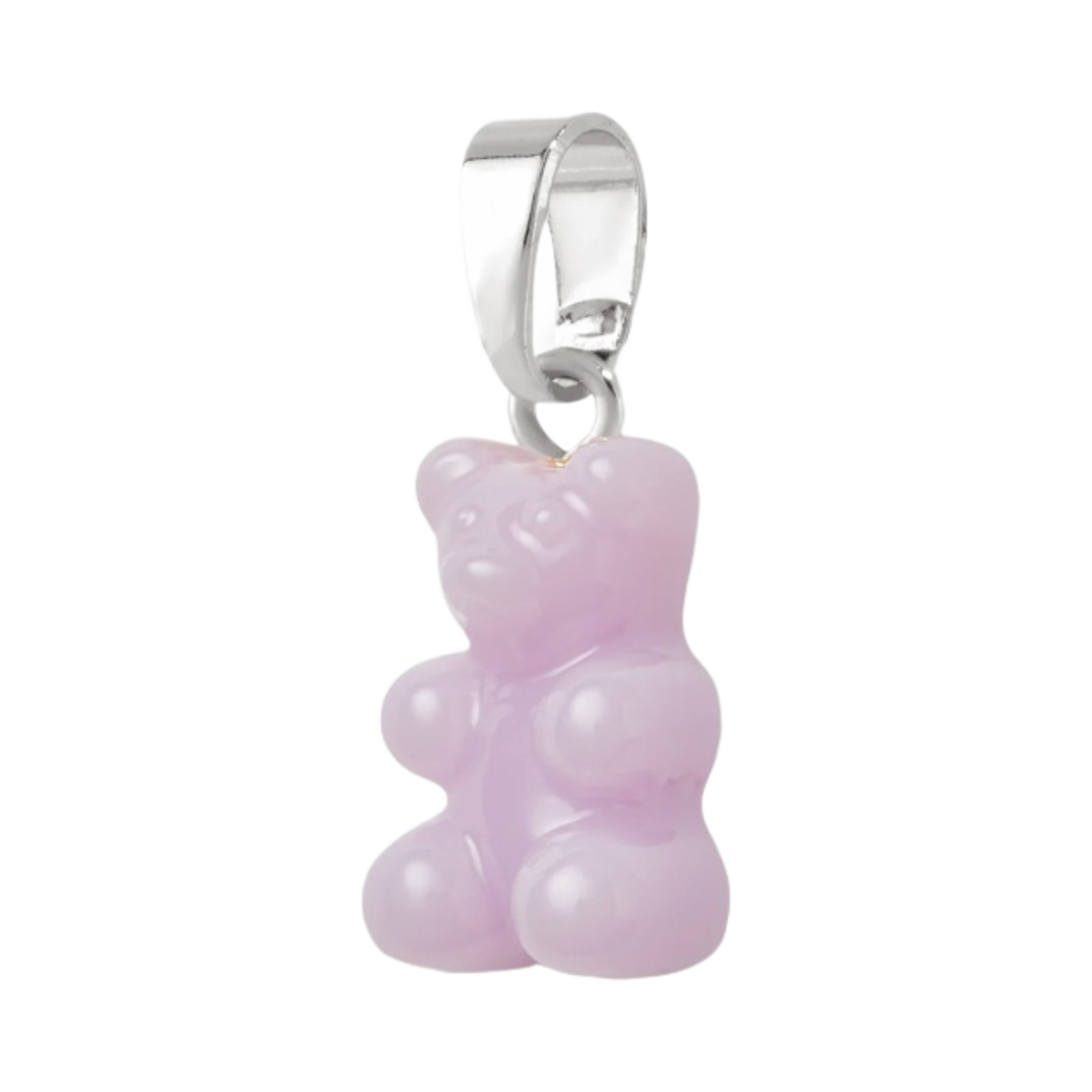 크리스탈 헤이즈 노스텔지아 베어 클래식 커넥터 실버 라벤더(Crystal Haze Nostalgia Bear with Classic Connector Silver Lavender)
